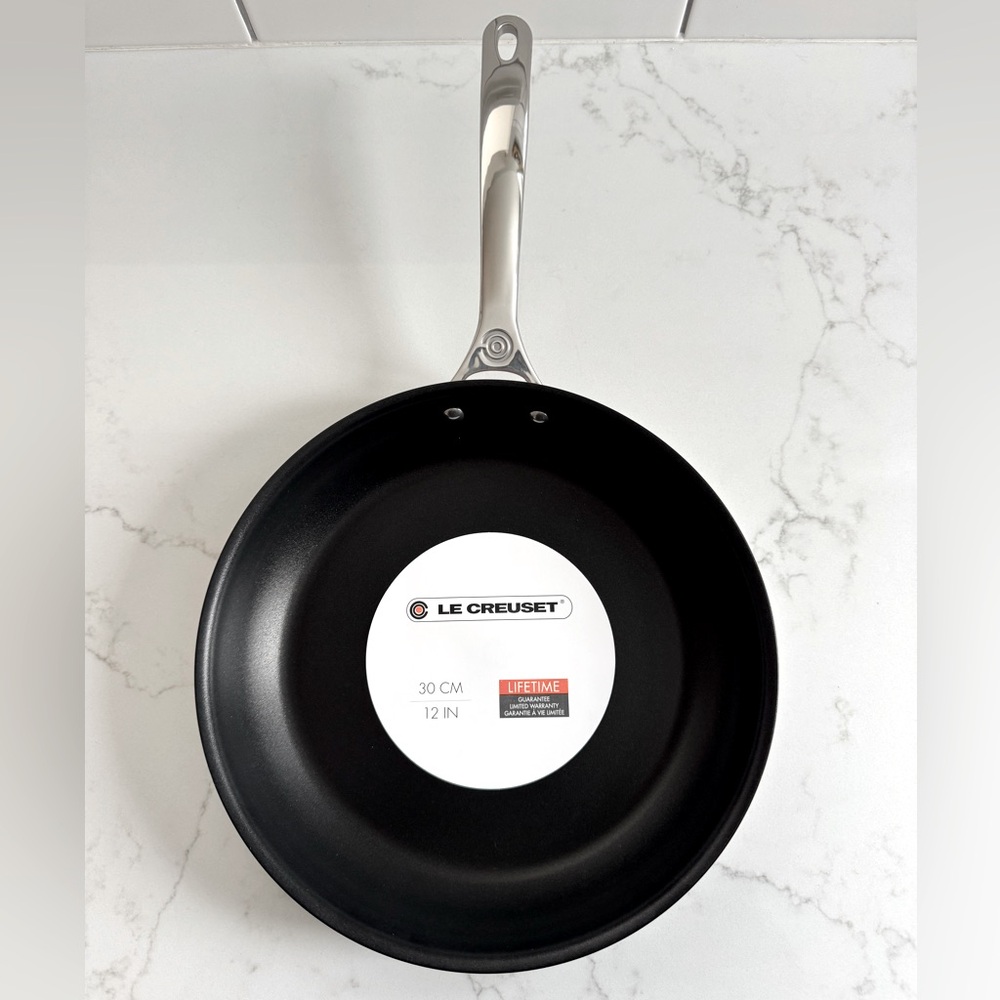 Le Creuset 12-inch nonstick skillet. Never used. NWT.